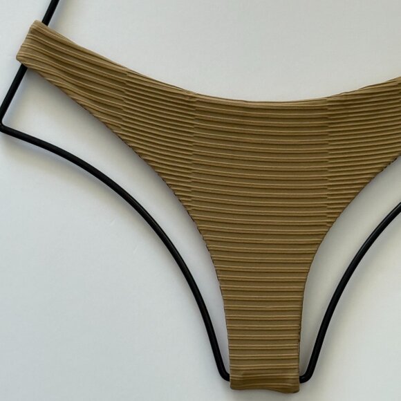 Acacia Swim Ho’okipa Dual Ribbed Bikini Bottom - Palm - Large - Picture 2 of 8